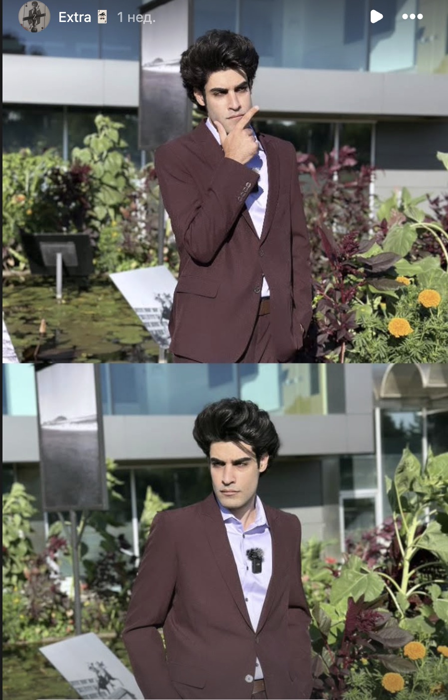 Mustafa Zebuun on location during campaign content production