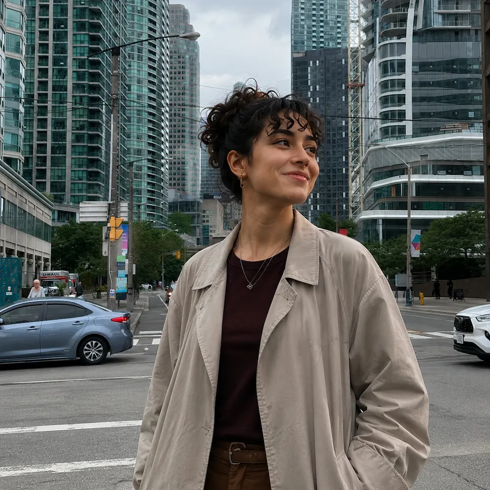 Personal Brand Content portrait in an urban setting